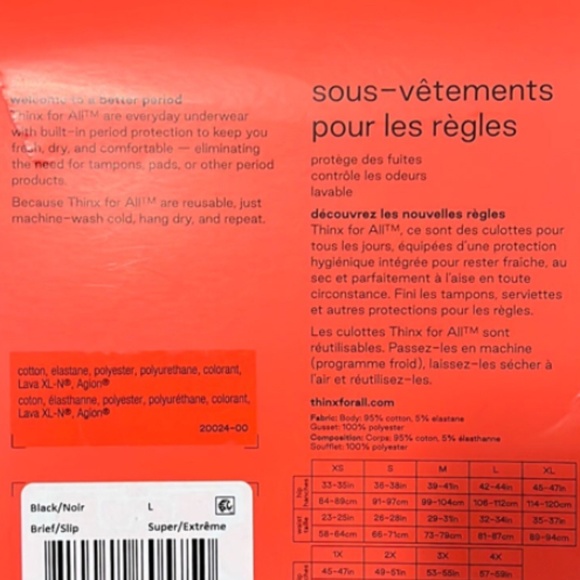 NEW✅Thinx for All Period Better Extreme absorption - Picture 2 of 8